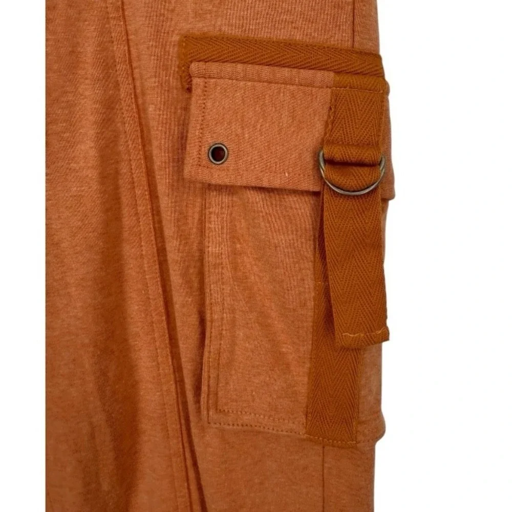 Free People Women's‎ Semi Charmed Cargo Jogger Pants Orange Size XS Activewear